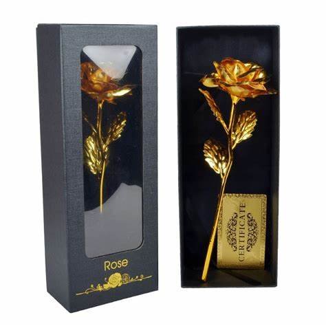 24K Golden Rose..